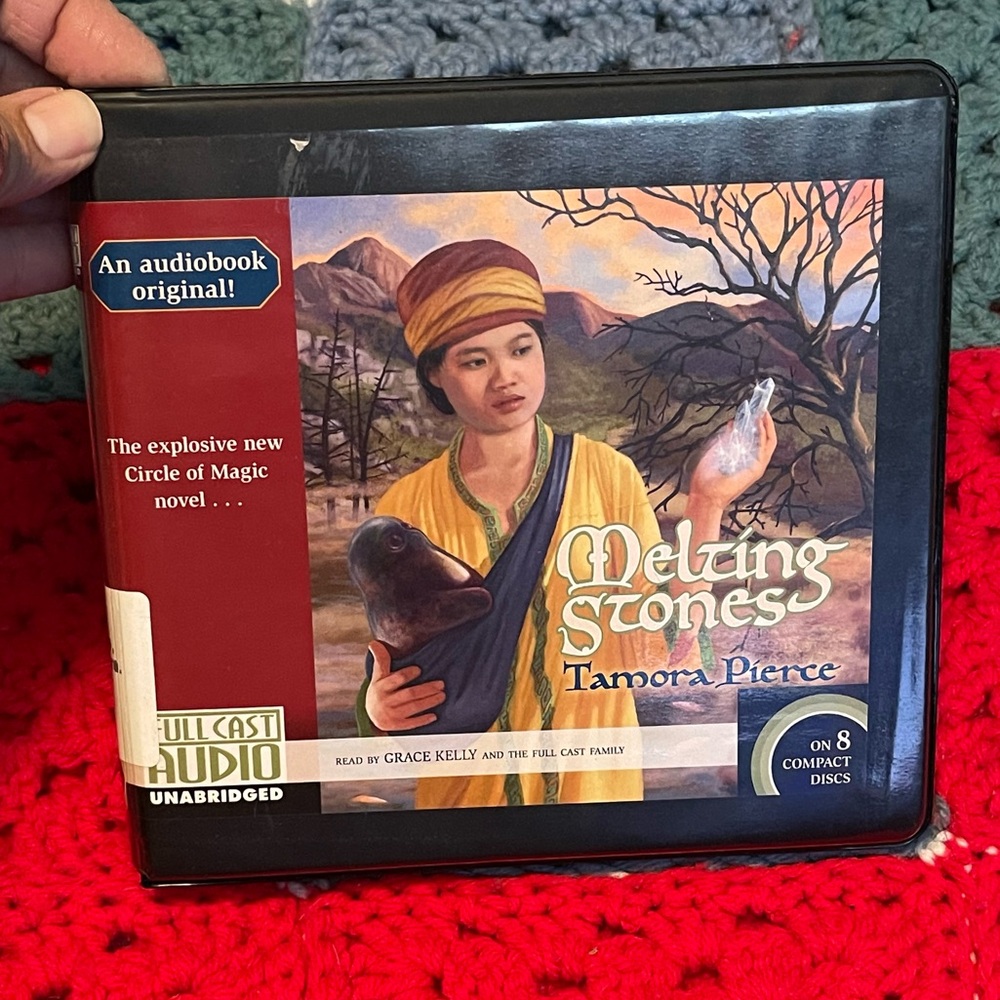 Tamora Pierce Melting Stones Audiobook CD 8 Disc Grace Kelly Full Cast Audio UAB